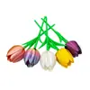 Artesanato Impresso em 3D, Buquês Criativos de Tulipas, Flores Decorativas para Mesa de Centro de Sala de Estar, Enfeites para Mesa de Escritório em Casa, Produtos Quentes Transfronteiriços