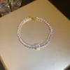 Pulseira Deslizante em Formato de Concha com Zircônia Banhada a Ouro Real 18K, Pulseira de Luxo Leve de Alta Qualidade, Joia Versátil para o Dia a Dia