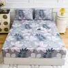 Juego de tres piezas de estilo pastoral para comercio exterior transfronterizo de sábana y funda de almohada para uso doméstico, sábana individual y funda de almohada, pieza individual de ropa de cama