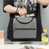 Bolso cruzado catiónico para lonchera, gran capacidad, bolsa de hielo, simple, papel de aluminio grueso, bolsa térmica para lonchera, bolsa bento