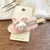 Estilo Xiaohongshu Coelho Fofo Sem Costura Presilha Laço Coelho Rosa Cabelo Delicado Presilha de Cabelo ins Menina Desenho Animado Acessórios de Cabelo Presilha de Cabelo