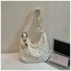 Bolsa Tote Texturizada Simples Estilo Novo Inverno 2025, Bolsa Casual Fashion com Personalidade, Bolsa de Ombro Transversal Feminina de Nicho