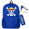 Mochila periférica de una pieza/Rey del Mar para estudiante, hombres y mujeres, mochila de gran capacidad, bolsa para computadora, bolsa de viaje