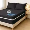 Ventas directas transfronterizas de fabricantes Cubierta de colchón impermeable a prueba de orina de cobertura total de seis lados de TPU con cremallera Ropa de cama para dormitorio