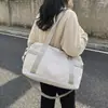 Bolsa de Viaje Plegable Expandible, Gran Capacidad, Bolso de Mano Casual Simple, Bolsa de Gimnasio, Bolso Cruzado Multifuncional de Almacenamiento para Llevar a Bordo