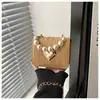 Moderna Hebilla de Cierre Estilo Coreano 2026 Tendencia Versátil Bandolera Nueva Simple Ins Cruzada Casual Cadena Bolso Cuadrado Pequeño para Mujer