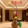 Colgante Llavero Pera de Palo de Rosa Yiming Xianyuan Pareja Masculina y Femenina Coche Lindo Cadena para Teléfono Móvil Colgante de Correa