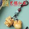 Colgante Llavero Tres Combinaciones Zodiaco de Palosanto, Accesorios Culturales Yiming Xianyuan, Adorno Colgante Estilo Creativo