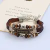 Nuevas Pulseras de Cuero Genuino Estilo Europeo y Americano, Fabricante Transfronterizo, Suministro Estable, Entrega Rápida, Joyería Unisex de Piel de Vaca