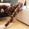 Pantalones cálidos para hombre con estampado urbano, forrados de felpa, engrosados, para otoño, leggings para hombre, pantalones para casa, pantalones de otoño H968