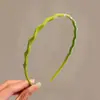 Diadema Fina Ondulada para Mujeres con Coronilla Alta, Diadema Antideslizante Dentada para Peinar el Cabello, Lavarse la Cara y Aplicar Mascarillas Faciales, Accesorio Diario para el Cabello