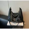 Bolso Grande de Cuero Suave para Mujer 2026 Verano Nuevo Versátil Hombro Axila Bolso de Cadena para Viajes Diarios Cruzado Bolso Dumpling