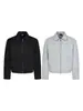 Chaqueta Retro Americana Nueva de Primavera Ares para Hombre de Color Sólido Cleanfit Corta Suelta Estilo Masculino