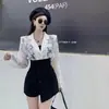 Moda Verano Cintura Elástica Tallas Grandes Nueva Mujer Cintura Alta Adelgazante Traje Pantalones de Moda Pantalones Falda Estilo 2025