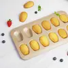 Molde para Pasteles Madeleine Antiadherente de 12 Piezas Plato para Pasteles con Forma de Concha Cocina Casera Utensilios para Hornear Galletas Molde para Hornear Galletas Utensilios para Horno