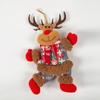 Oito Decorações de Natal Bonecos Dançantes para Idosos, Bonecos de Tecido com Tema Boneco de Neve, Veado e Urso, Pequenos Presentes, Enfeites Divertidos