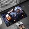 Alfombrilla absorbente de dibujos animados, antideslizante, para baño, para el hogar, con barro de diatomeas, para puerta de baño, cojín, venta al por mayor
