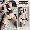 Lin forro sexy sexy lingerie feminina puro desejo tentação cama paixão livre terno de três pontos plus size 2660