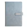 Cuaderno de Negocios Hebilla A5 Personalizado Oficina Corporativa Registro Textura Cuero Bloc de Notas Impresión Personalizada Logotipo