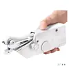 Máquina de Coser para Uso Doméstico, Pequeña Eléctrica Portátil de Mano Mini Máquina de Coser Manual, Máquina de Coser Manual y Automática para Reparar y Coser