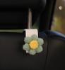 Gancho para Coche Linda Flor Gancho Decorativo para Respaldo de Asiento de Coche Creativo Suministros de Interior de Coche para Coche Mujeres
