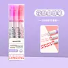 Caneta de contorno floral para estudantes, caneta de linha dupla para anotações manuscritas e diários, caneta curva de renda colorida roller atacado