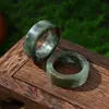 Anel de Corrida Anel Cristal Natural Jade Acessórios Mão Masculino e Feminino Anel de Mão Anel Retrô Venda por Atacado