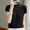 Outono e Inverno Novo Estilo Coreano Manga Morcego Solta Camiseta Feminina Estilo Ins Design Top Casual e Versátil Peça Externa