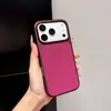 Funda de Teléfono Ultra Fina con Textura de Cuero Compatible con iPhone 18 Pro Max Apple 17P Tacto Suave Gama Alta 16 Dura 15 Pro Protección