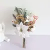 Árbol de Navidad Mini Artificial Transfronterizo Flor de Pascua Eucalipto Artificial Agujas de Pino Piñas Naturales Fuente de Bonsái Mayoreo