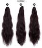 Peluca de Cola de Caballo para Mujer Cabello Largo Clip Pequeño de Agarre Rizos Ondulados Cola de Caballo Alta Verano Simulación Natural Cabello Largo Rizado Postizo