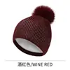 Conjunto de Chapéu e Cachecol de Lã Outono e Inverno Conjunto de Duas Peças Bola Transfronteiriça Chapéu Clássico de Puxar Chapéu para Frio Versátil Moderno Estilo Coreano Chapéu de Tricô