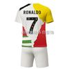 Jersey de Edición Conmemorativa Retro de Club Uniforme de Equipo Deportivo Edición Especial para Niños Ronaldo Carrera Futbolística Traje de Uniforme de Fútbol