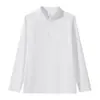 Sudadera casual simple de otoño e invierno para hombre, con media cremallera, sin costuras, cuello alto, manga larga, suave como una nube y muy elástica, top deportivo