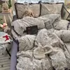Juego de Cuatro Piezas Grado Madre y Bebé Clase A Algodón Puro Todo Algodón 2026 Nuevo Juego de Sábana Funda Nórdica Funda para Almohada Juego de Tres Piezas para Dormitorio 4