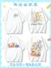 Camisetas Personalizadas para Alunos do Ensino Fundamental, Uniformes de Jardim de Infância, Roupas Esportivas de Manga Curta para Alunos do Primeiro e Segundo Ano, Roupas para Atividade DIY entre Pais e Filhos