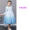 Vestido Nuevo de Princesa Elsa de Frozen de Manga Larga para Primavera y Otoño, Vestido de Elsa para Niñas, Vestido de Una Pieza de Manga Larga, Envío Directo