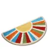 Alfombrilla de Baño de Velour Flocado Esponjosa Engrosada Antideslizante Absorbente de Agua Alfombrilla para Baño del Hogar DaJiang