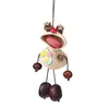 Colgantes de muñecas de vaina hechos a mano para manualidades, decoraciones colgantes de campanillas de viento de cáscara de fruta de semilla natural al por mayor