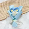 Mini Buquê Criativo de Lã DIY Feito à Mão Margarida Pequena Flores Secas Imortais Lembrança de Feriado Decoração de Presente