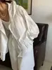 Estilo Chic Coreano 2026 Primavera y Verano Nuevo Estilo Coreano Camisa con Capucha y Cremallera de Encaje Empalmado Protección Solar para Mujer