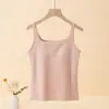 Nuevo Chaleco Cálido de Cuadrado de Cachemira, Seda y Lyocell para Otoño/Invierno 2026, Top Básico Simple para Mujer