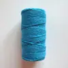 Atacado novo corda de algodão bicolor tecida à mão DIY dupla camada cor etiqueta preta corda de algodão fina corda para bolinhos de arroz 2mm