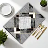 Mantel impermeable y a prueba de aceite, Alfombrilla cuadrada pequeña de cuero para ratón, Tapete para hornear, Aislante térmico y anti quemaduras, Mantel de hotel de alta gama