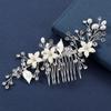 Carlo L3091 Acessórios de Noiva Pente de Cabelo Europeu e Americano para Casamento Acessórios para Foto de Vestido de Noiva Pente de Cabelo com Pérolas Casamento