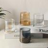 Vaso de Vidrio Colorido Nórdico Famoso en Internet para Uso Doméstico, Vaso para Agua, Vaso para Bebidas Lácteas, Vaso Simple para Cerveza, Vaso para Whisky y Licores