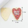 Fabricante de Accesorios de Joyería DIY de Flores en Stock, Accesorios de Colgantes Hechos a Mano en Forma de Corazón, Fabricante de Accesorios de Joyería DIY de Aleación