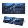 Temu Popular Série de Pistolas 3D Desk Pad para E-Sports Mouse Pad Grande High-End Pad para Teclado de Computador Pad para Estudo Escritório