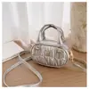 2026 Bolso de Nuevo Estilo Versión Coreana Ins Moda Bolso Cruzado para Mujeres y Niños Mayores Bolso de Mano Plegado Estilo Chanel