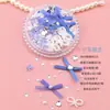 Maquillaje de Ojos con Lazo Navideño Atmósfera Mariposa Cinta Amor Diamante Perla Pegatina Concierto Rojo de Internet Maquillaje Escenario